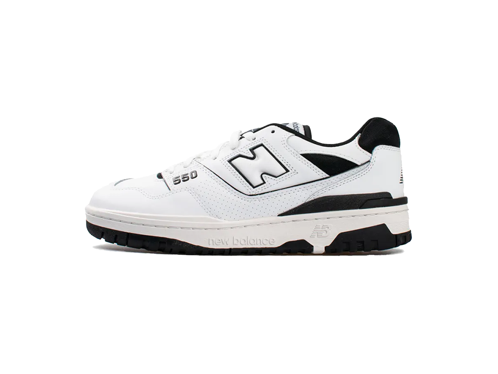 New Balance 550 White Black purekickz