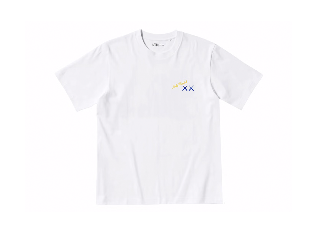 KAWS x Uniqlo Warhol UT Graphic 471321 T-shirt White