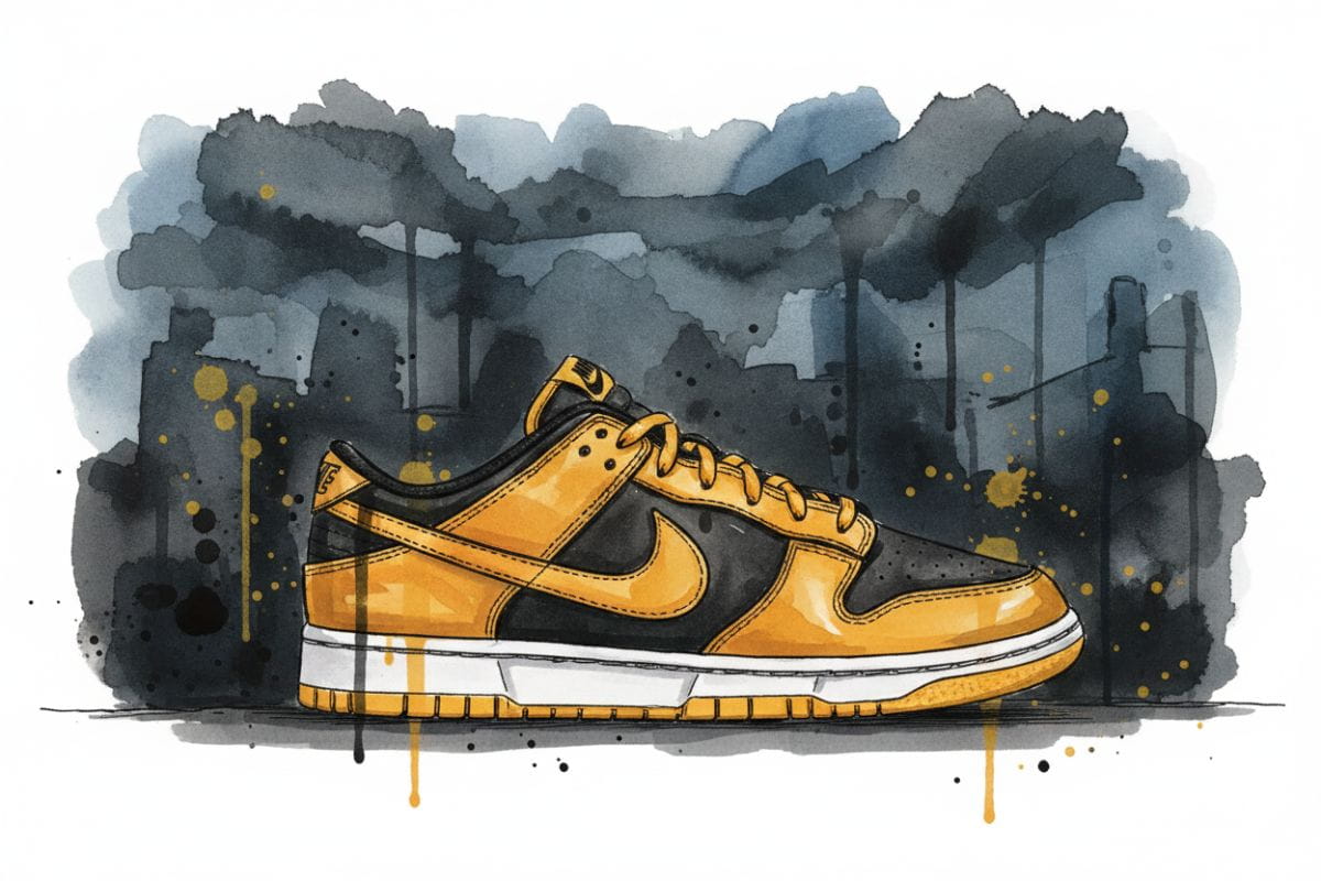 Nike Dunk Low Golden Rot ilustrace