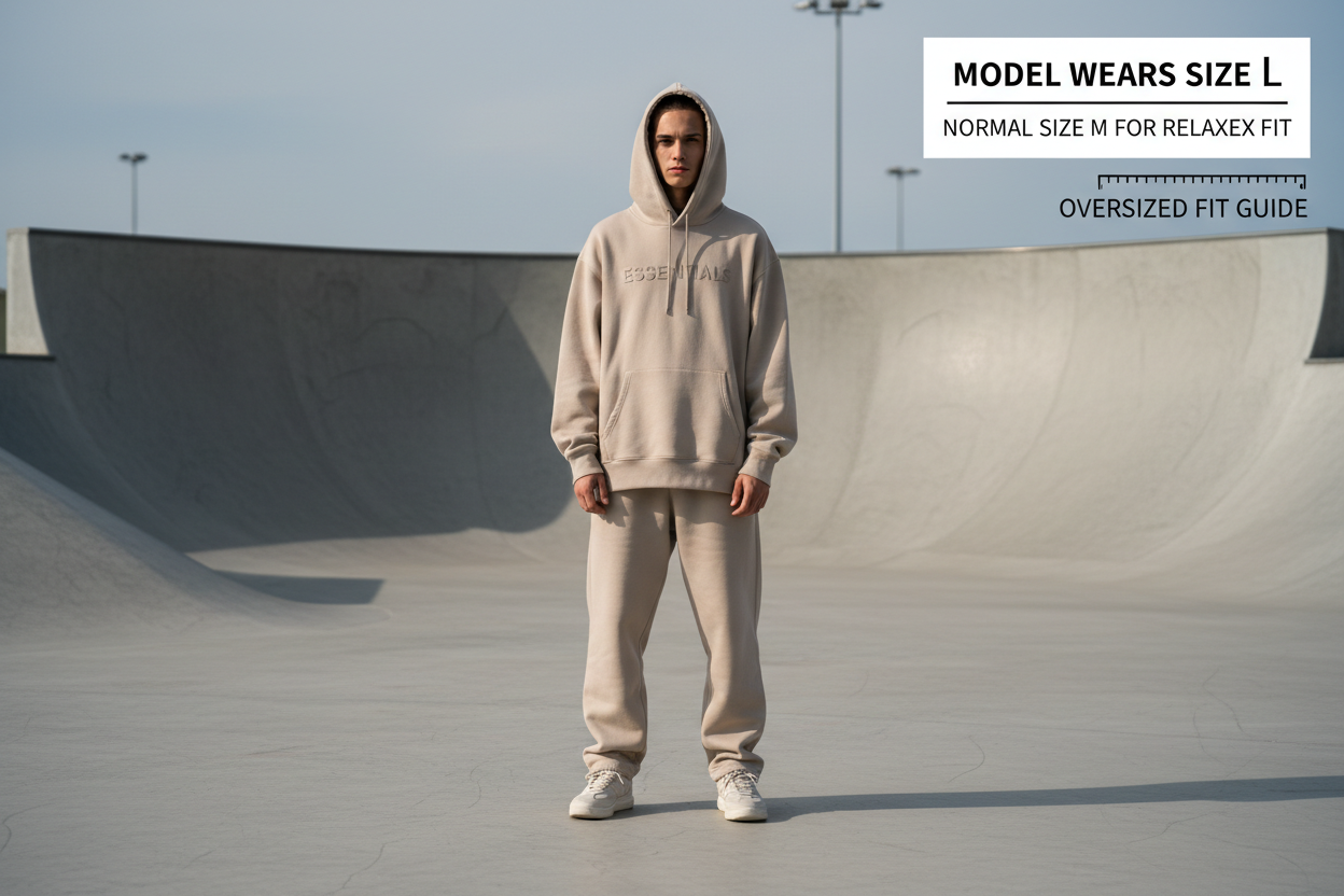 Essentials Fear of God: Jak sedí? (Berte o číslo menší!)