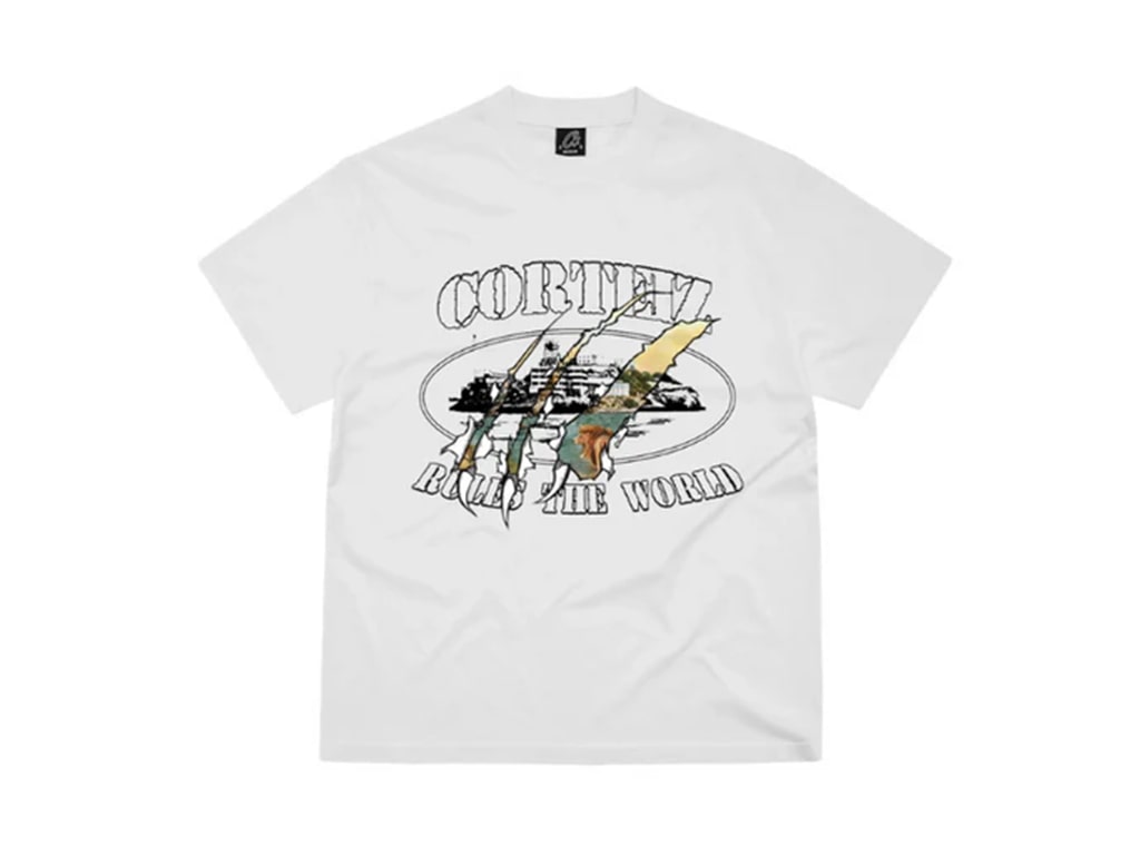 Corteiz Narnia Rip Tee White