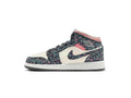 Air Jordan 1 Mid SE Floral Canvas (GS)