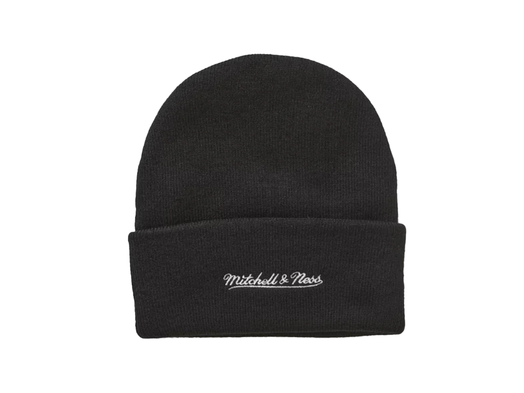 Supreme Mitchell & Ness NCAA Beanie Black – boční pohled | Purekickz