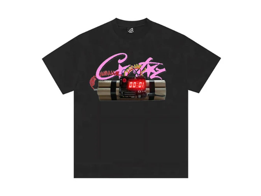 Corteiz No Time 4 Luv Tee Black