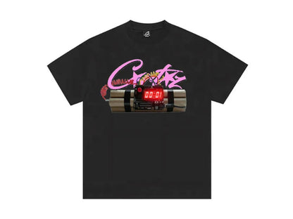 Corteiz No Time 4 Luv Tee Black