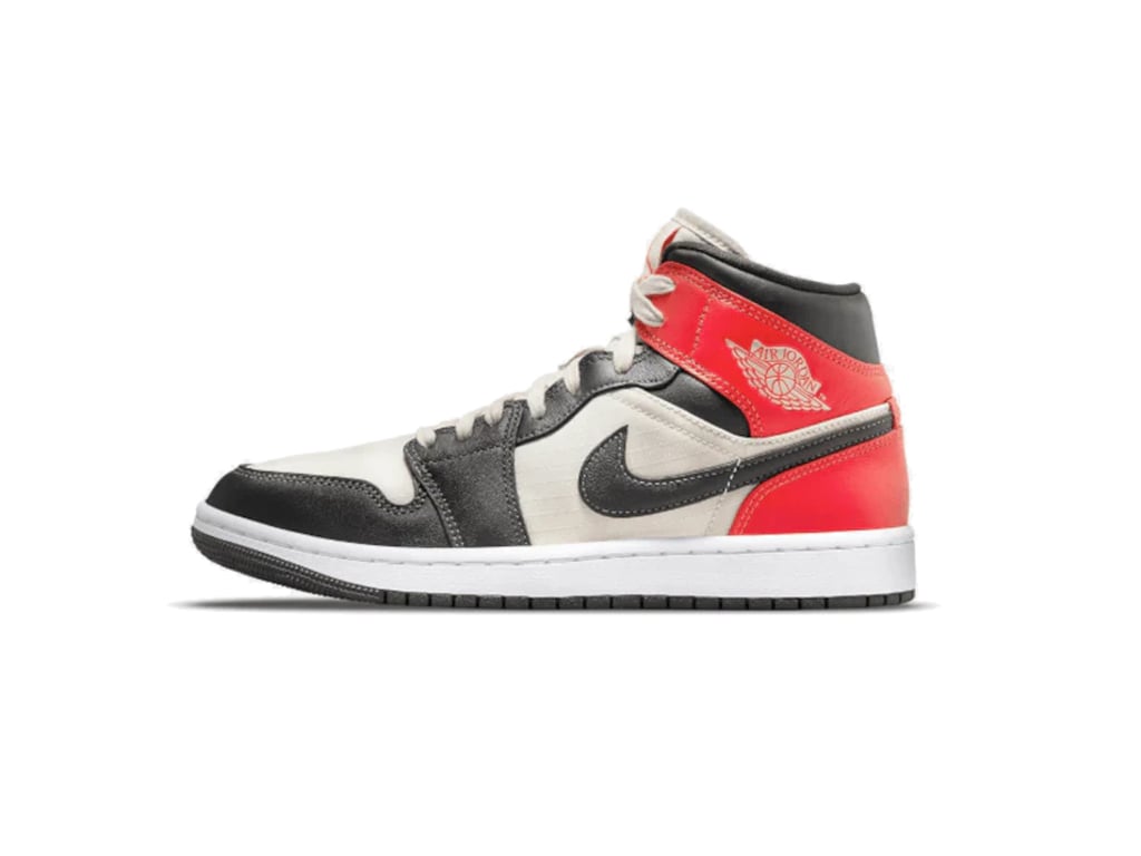 Jordan 1 Mid Newsprint Light Orewood Brown (W)