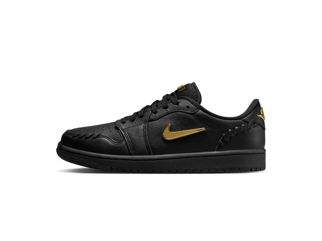 Jordan 1 Low Method of Make Black Metallic Gold (W)