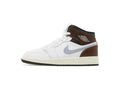 Jordan 1 Mid SE White Brown Blue Grey (GS)