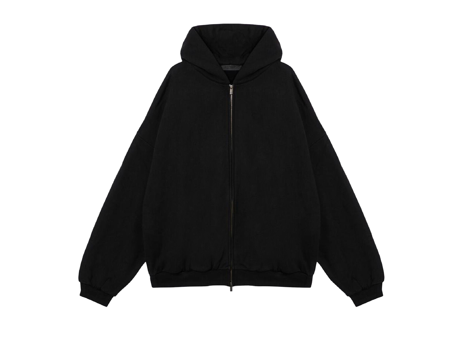 Fear of God Essentials Heavy Fleece Fullzip Hoodie Black
