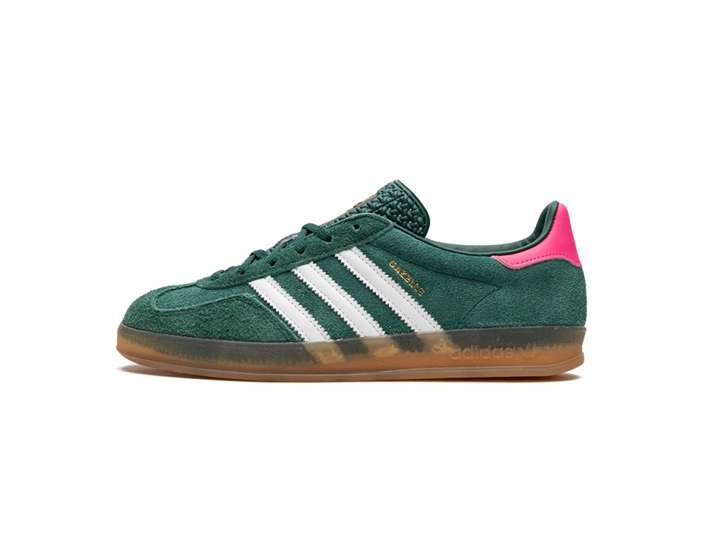 Adidas Gazelle Indoor Collegiate Green Lucid Pink (W)