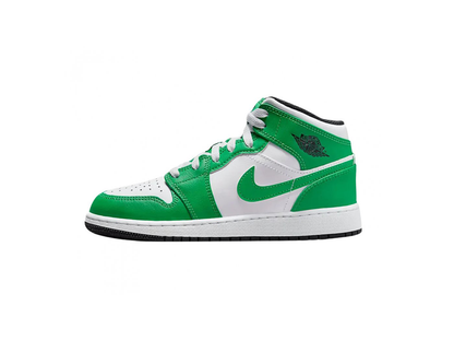 Jordan 1 Mid Lucky Green (GS)