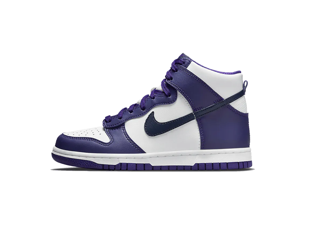 Nike Dunk High Electro Purple Midnight Navy (GS)