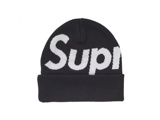 Supreme Big Logo Beanie (FW24) Black