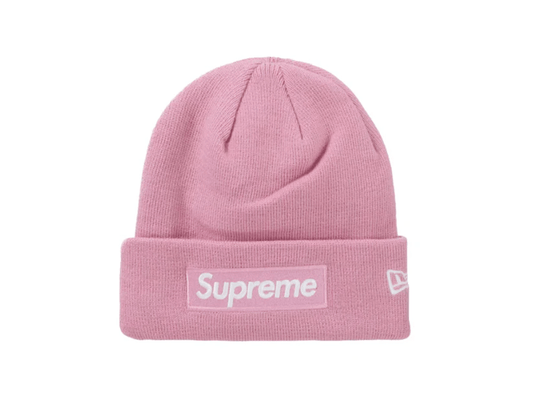 Supreme New Era Box Logo Beanie (FW24) Dusty Pink