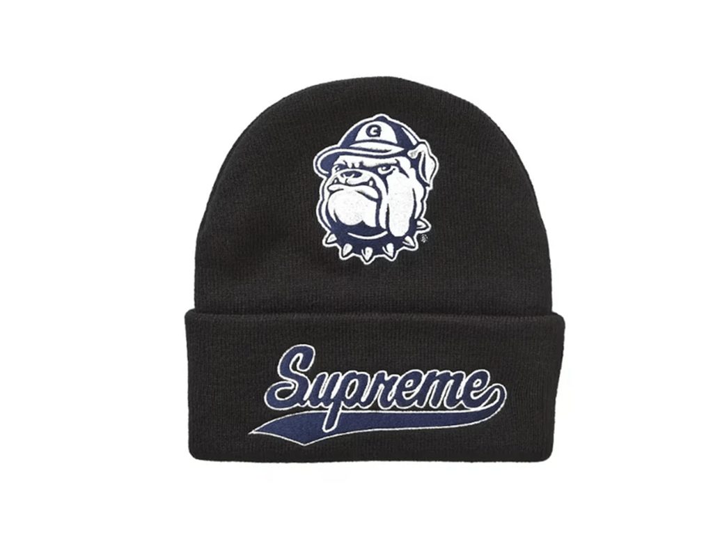 Supreme Mitchell & Ness NCAA Beanie Black – hlavní pohled | Purekickz