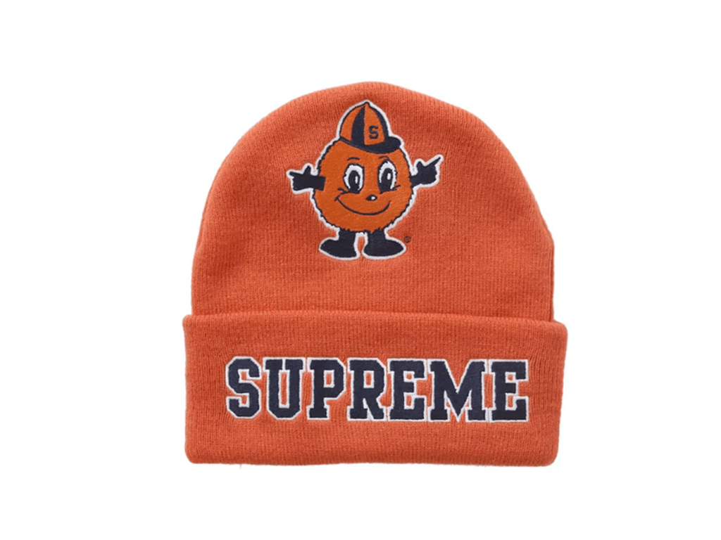 Supreme Mitchell & Ness NCAA Beanie Orange