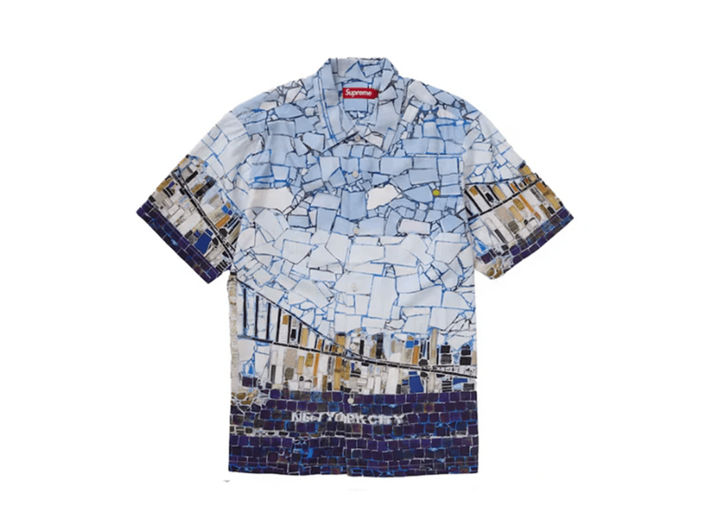 Supreme Mosaic S/S Shirt Multicolor