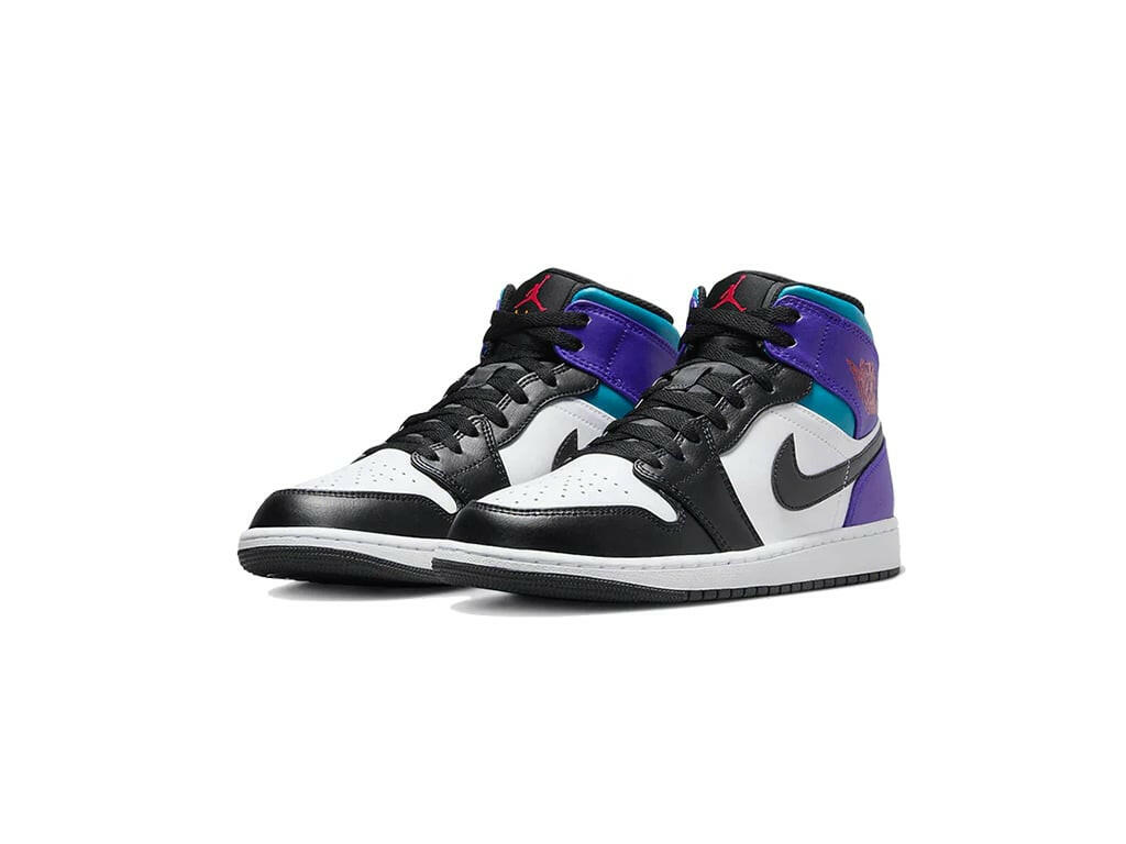 Jordan 1 Mid Court Purple Tropical Twist