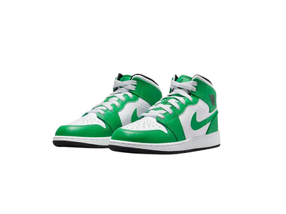 Jordan 1 Mid Lucky Green (GS)