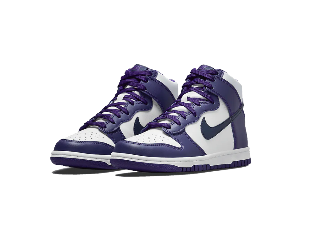 Nike Dunk High Electro Purple Midnght Navy (GS)