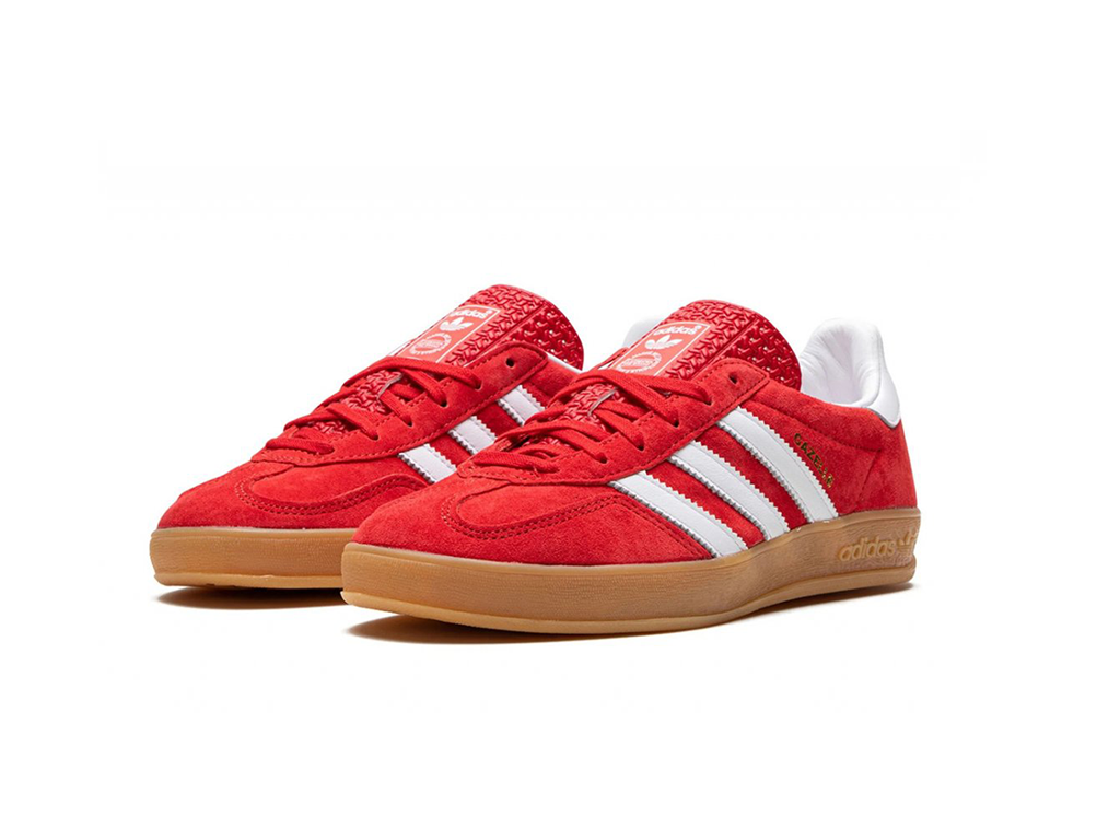 Adidas Gazelle Scarlet Cloud White