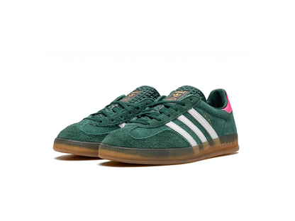 Adidas Gazelle Indoor Collegiate Green Lucid Pink (W)