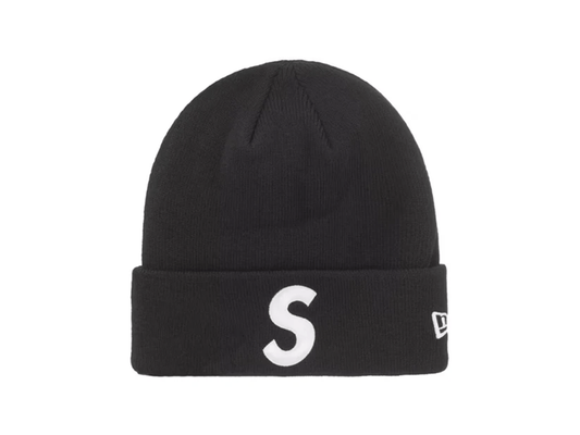 Supreme New Era S Logo Beanie (FW24) Black