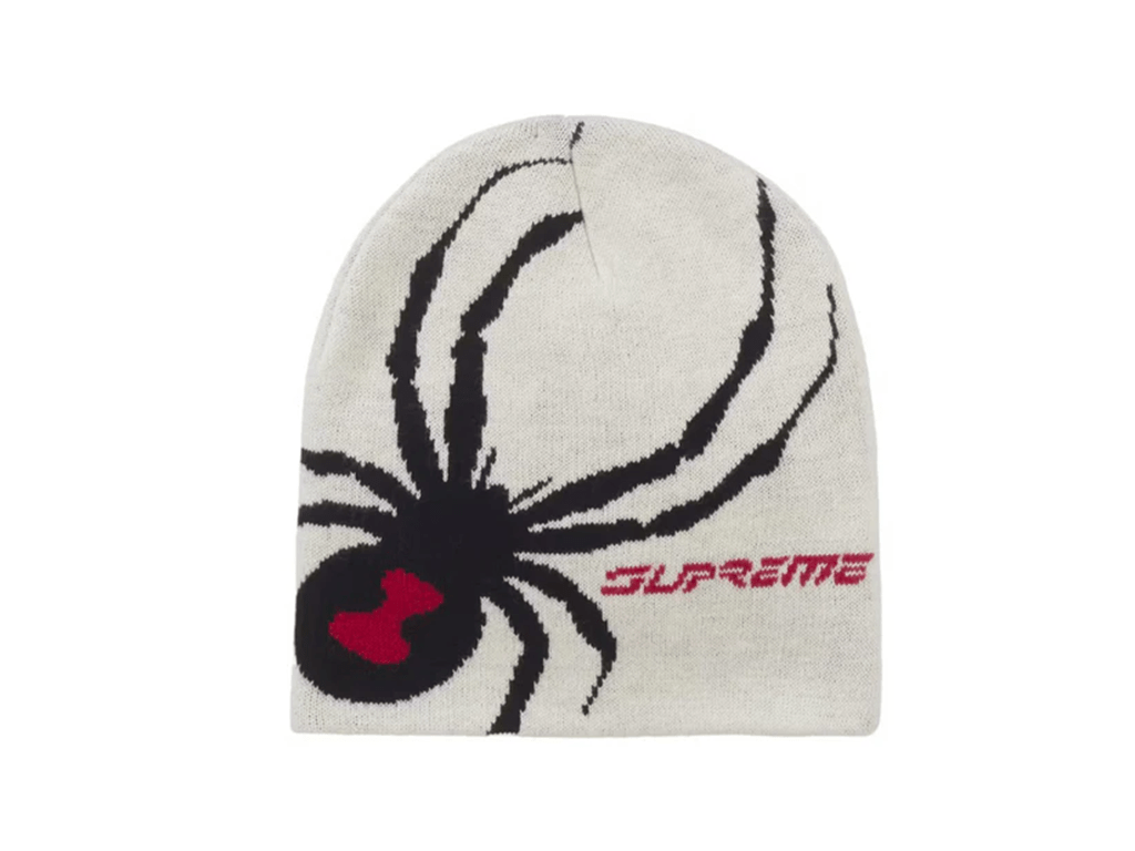 Supreme Spyder Beanie White