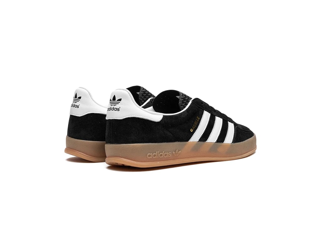 Adidas Gazelle Black White Gum
