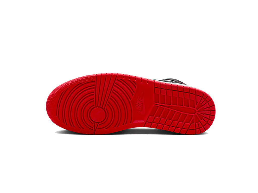 Jordan 1 Mid Gym Red Black Toe