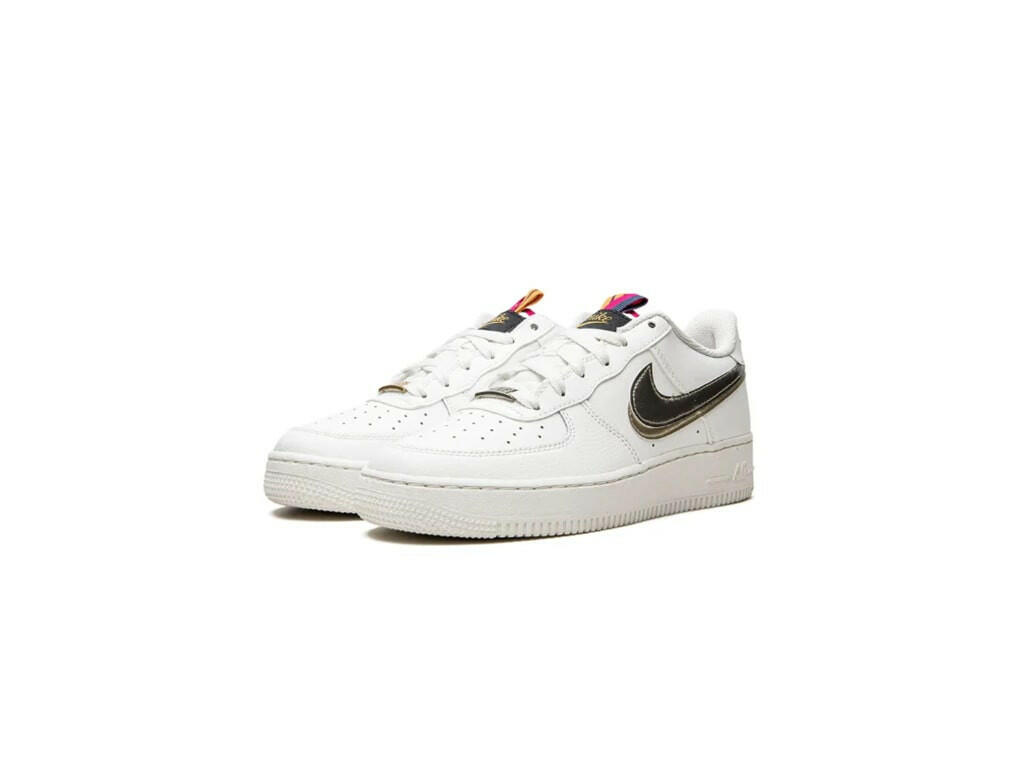 Nike Air Force 1 LV8 Double Swoosh Silver Gold (GS)