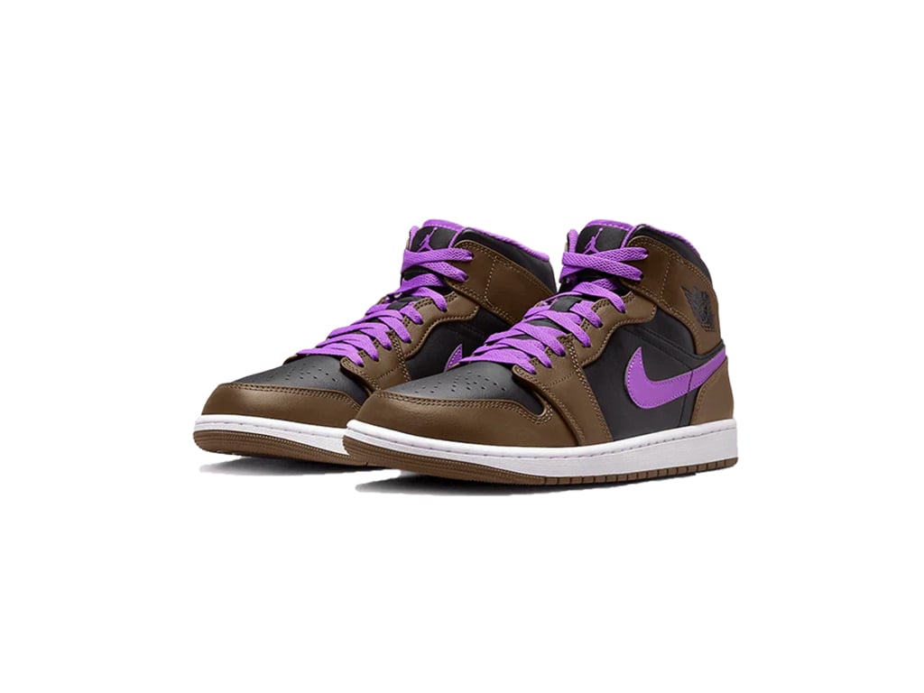 Jordan 1 Mid Purple Mocha