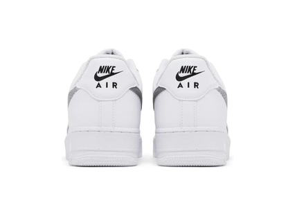 Nike Air Force 1 Low '07 Spray Paint Swoosh White Black Grey