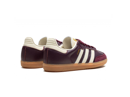 Adidas Samba OG Maroon Gold Metallic (W)