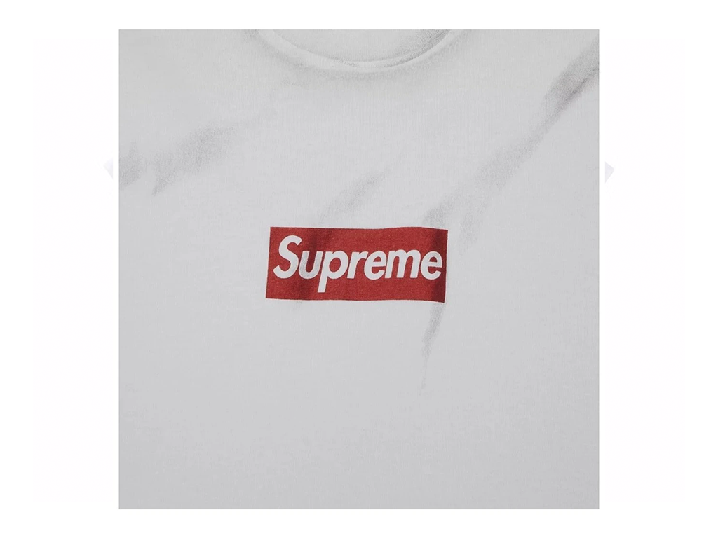 Supreme MM6 Maison Margiela Box Logo Tee White