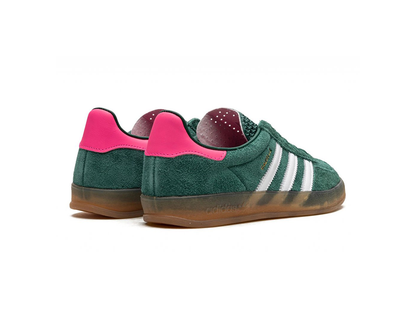 Adidas Gazelle Indoor Collegiate Green Lucid Pink (W)