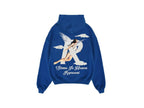 Represent Storms In Heaven Hoodie Cobalt – boční pohled | Purekickz
