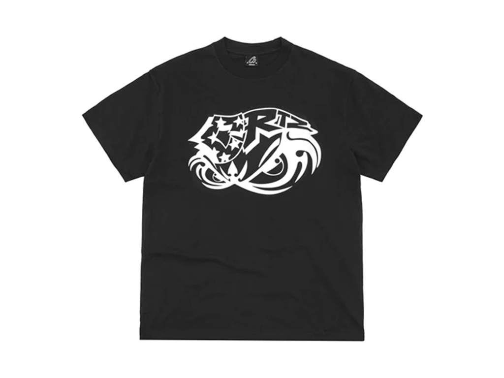 Corteiz Nuh Fear Tee Black White