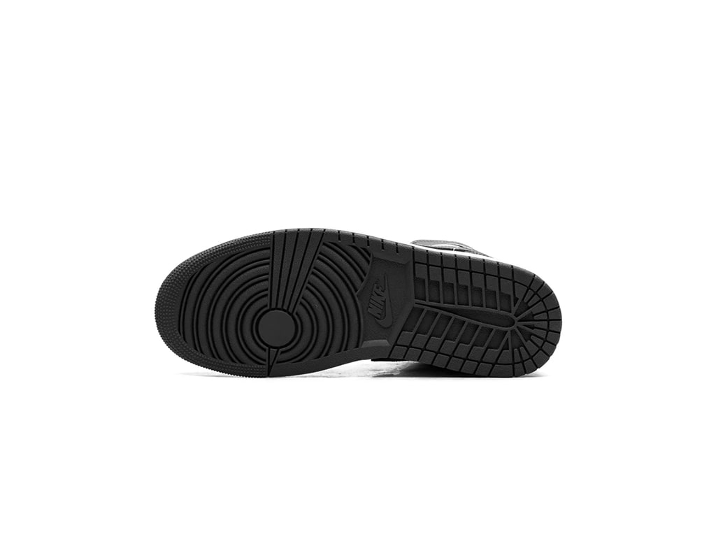 Jordan 1 Mid Black White Iron Grey (GS