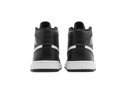 Jordan 1 Mid Black White (W)