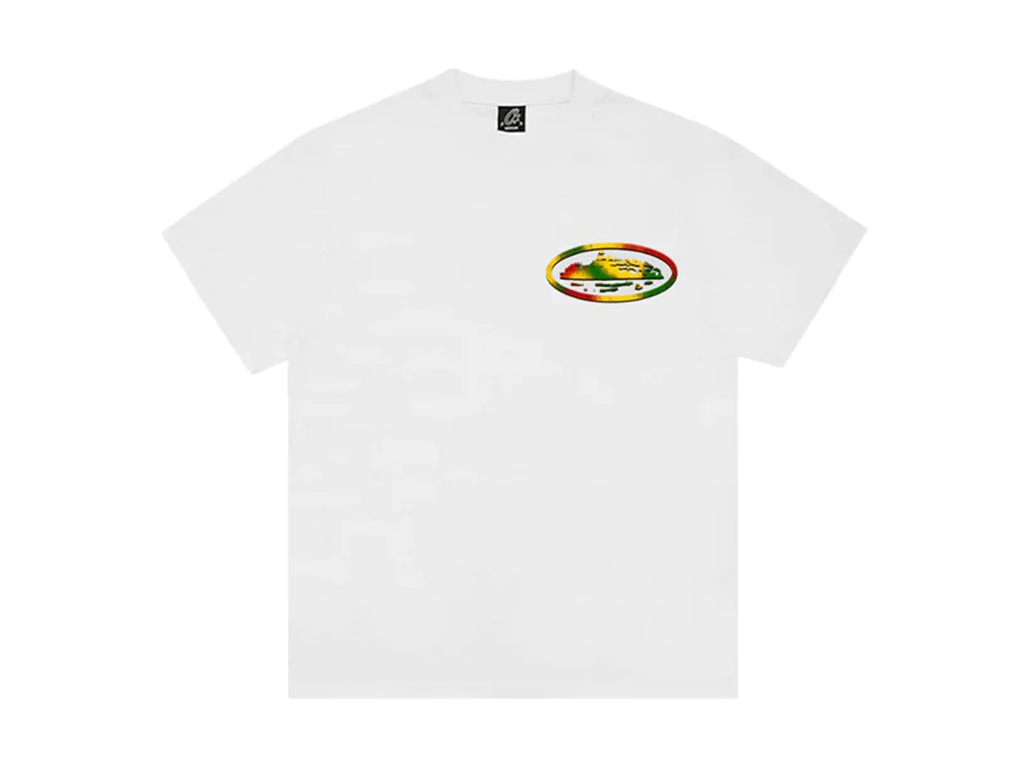 Corteiz Sunset Tee White – hlavní pohled | Purekickz