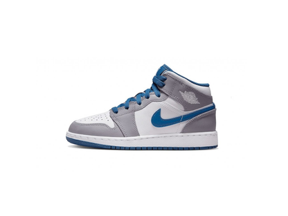 Jordan 1 Mid True Blue Cement (GS)