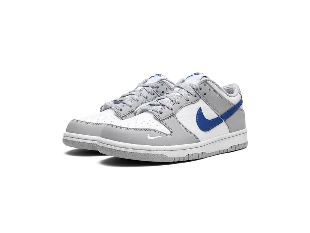 Nike Dunk Low Mini Swoosh Wolf Grey Game Royal (GS)