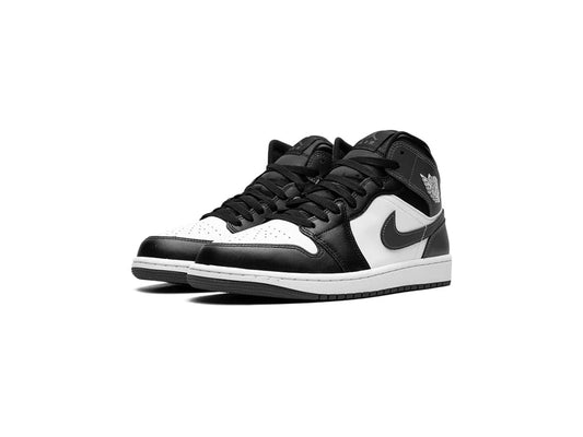 Jordan 1 Mid Black White Iron Grey (GS