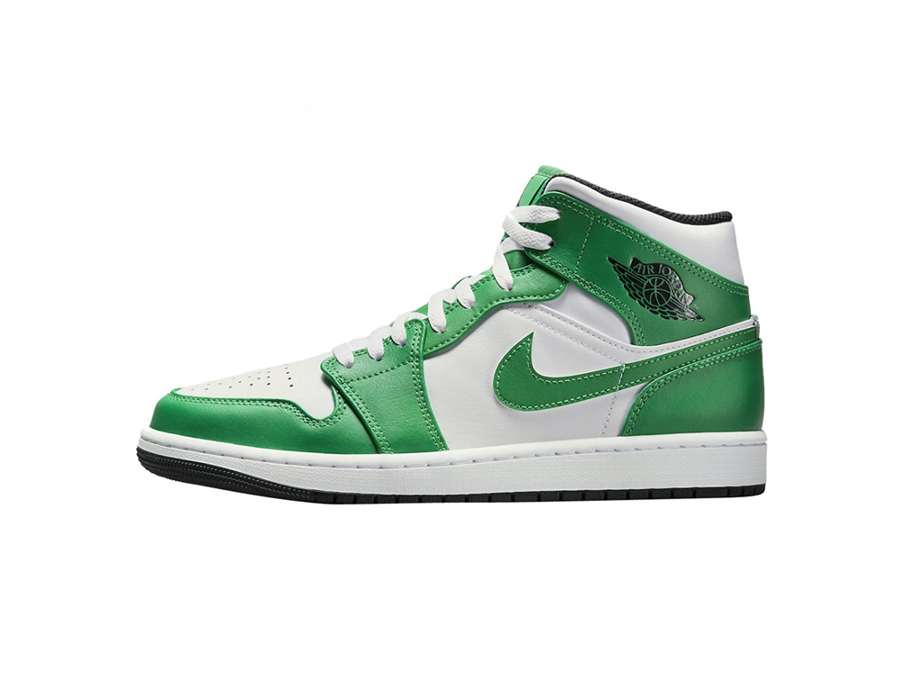 Jordan 1 Mid Lucky Green