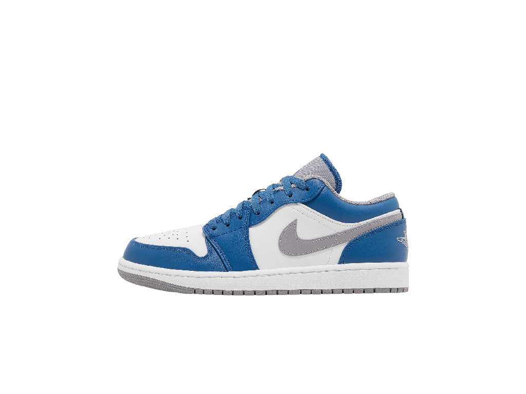 Air Jordan 1 Low 'True Blue Cement'