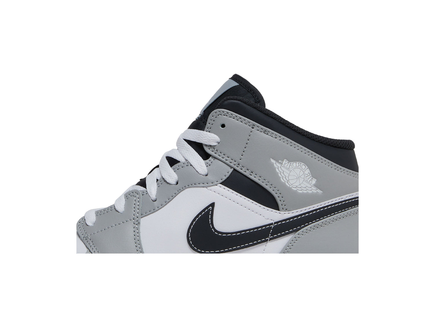 Jordan 1 Mid Light Smoke Grey (GS)