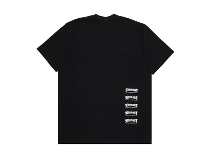 Supreme Thrasher Back Tail Tee Black