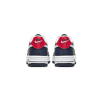Air Force 1 LV8 Obsidian White Red (GS) – zadní pohled | Purekickz