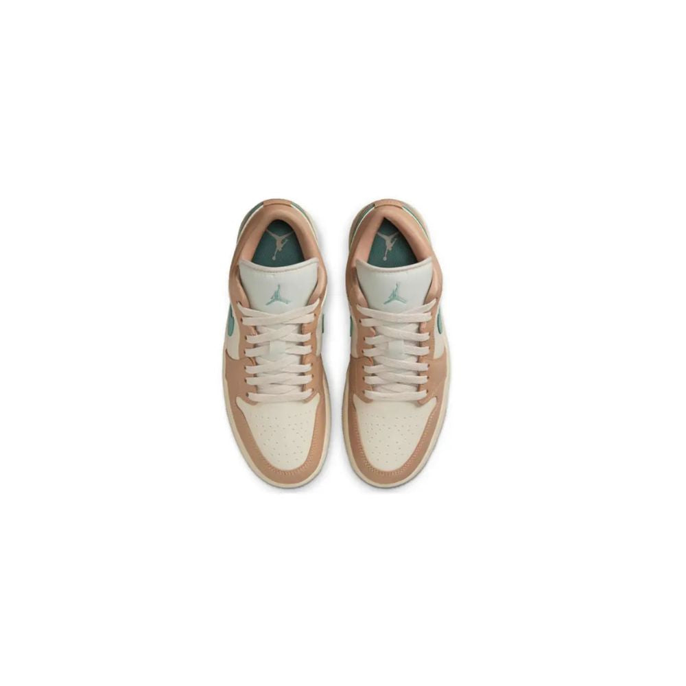 Air Jordan 1 Low Light Orewood Brown Hemp – pohled shora | Purekickz